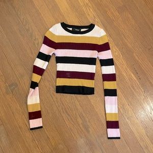 Retro striped sweater